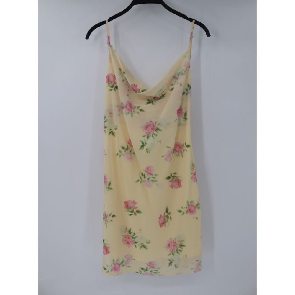 Princess Polly women's 4 floral print sleeveless short dress lined strappy